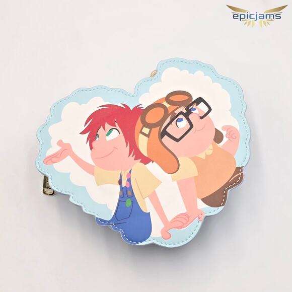 Loungefly Disney Pixar Up Carl & Ellie Balloon Mini Backpack Bag with Coin Purse - Picture 7 of 7